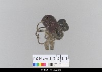 藏品(中國湖北皮影戲偶頭-生)的圖片